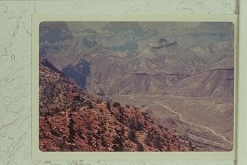 Southeast along the Butte Fault from the trail out of Nankoweap Canyon
