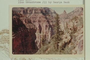 Northeast from above Silent River Cave