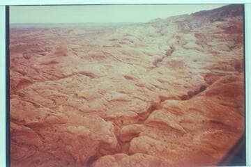 The headwaters of the south and middle forks of the side canyon which enters the Colorado River at Mile 73.6