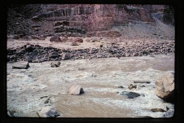 Rapid no. 21, fan at Calf Canyon