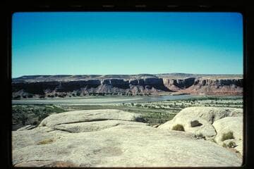 Across San Juan at Bluff, Cow Country