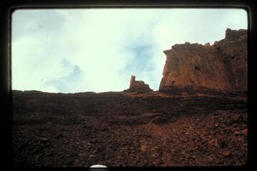 East end of saddle in The Bowknot from Mile 61.4