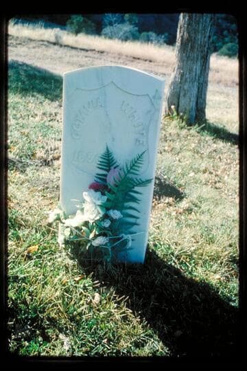 Grave of Octavia White; Trinidad, Colorado
