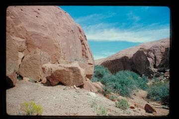 Duel scene; Roost Canyon