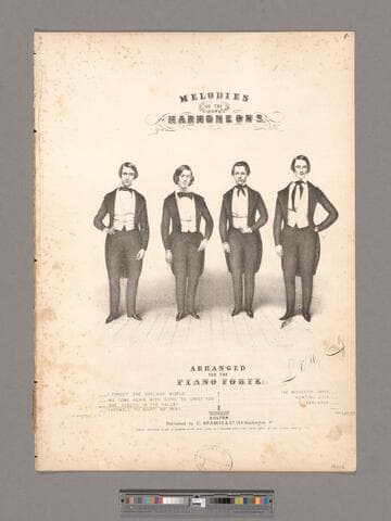 She sleeps in the valley / as sung by the Harmoneons ; words by J. Simmonds Davis ; music by L. V. H. Crosby