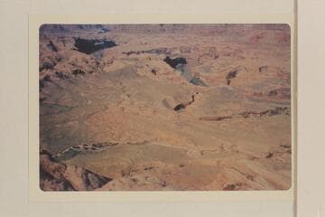 Flat at mouth of Black Water Creek and the canyon at Mile 71.5