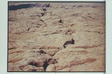 Down the drainage of the side canyon at Mile 73.6 from north of Butte 6069 Rainbow