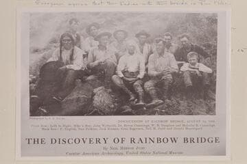 Discovery party at Rainbow Bridge