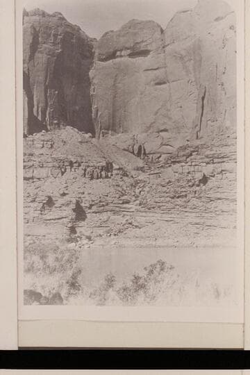 [from stereo] "Views on the Colorado River, Glen Canon Series, No. 168.  Shinarump Sandstone