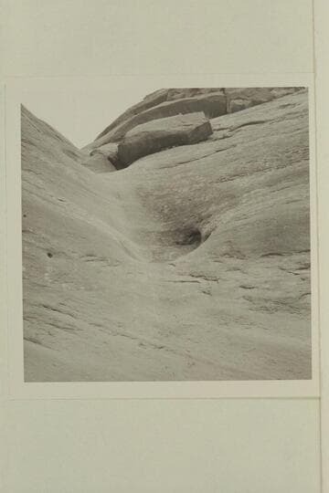 Small drainage into southwest fork of 73.6 just above drop-off and below the trail from southwest.  At center is a pot-hole with water