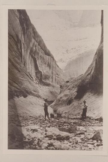 USGS Glen Canyon party of 1922, Sep.  Hidden Passage