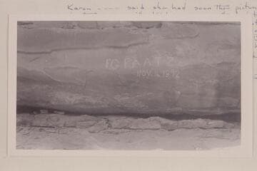 F. G. Faatz inscription, Glen Canyon