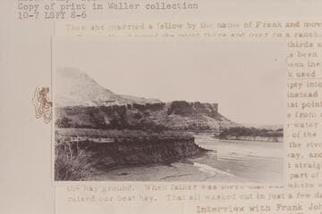 From the mouth of the Paria River to the left bank of the Colorado