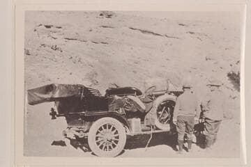 The first car to go from Flagstaff to Lees Ferry and the second car in Flagstaff