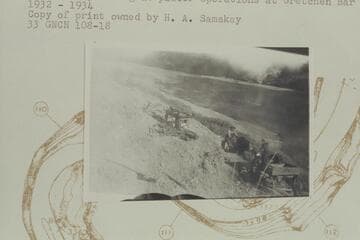 Drag-line powering at placer operations at Gretchen Bar