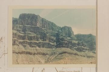 The ravine with a spring is center, and Ervin climbed south of it