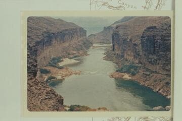 Down from Mile 62.6 on Beamer Trail.  Hopi salt on left bank below riffle