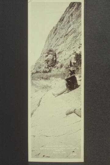 Green River Investigation- North (left) wall, Horseshoe Canyon Damsite