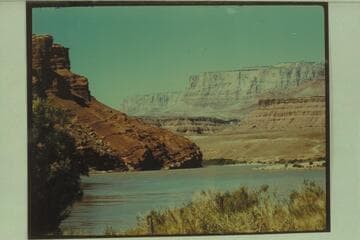 Downstream from the boat landing at Lees Ferry