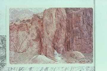 Hance Asbestos Mine dump from a distance