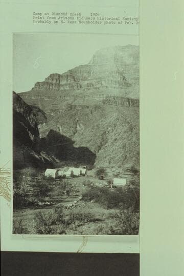 Camp at Diamond Creek