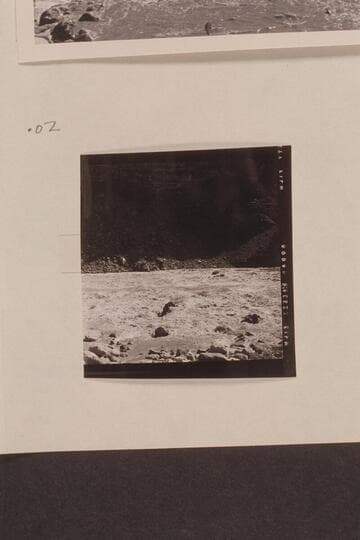 Hance Rapid- boat is just dropping off right tongue.  Boat II is making the run