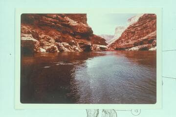 Up from below Sheerwall Rapid from near Mile 14 1/2