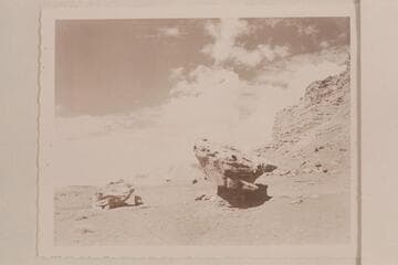 Balanced rock near road to Lees Ferry [Marston code CRB 3004]