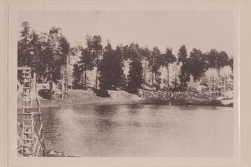 Crater Lake near Flagstaff.  From Charles Spencer collection, p.94, lower left