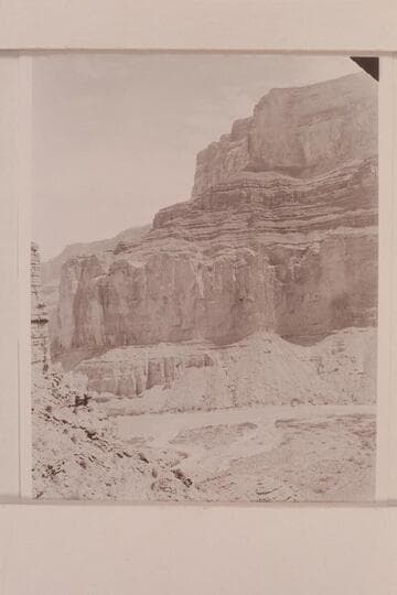 Mouth of Nancoweap Creek seen from the Granaries