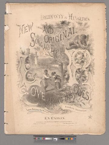 Love among the roses / words by W. H. Delahanty ; music by E. N. Catlin