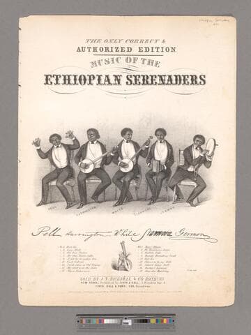 Mary Blane. / as sung by the Ethiopian Serenaders at the St. James Theatre London, and Palmos Opera House New York ; words by F. C. German [sic] ; arranged by J. H. Howard