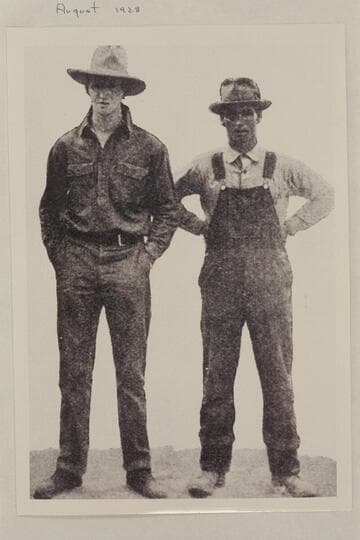 Robert Weatherhead and Christopher McGregory.  Eddy crew, 1927