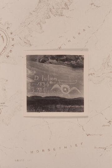 Inscription in Hell Roaring Canyon