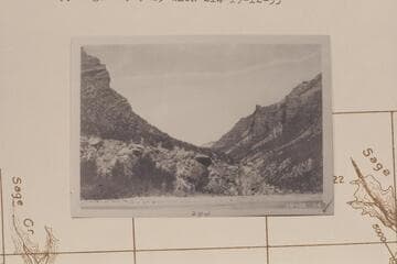 Up to lower end of Whirlpool Canyon