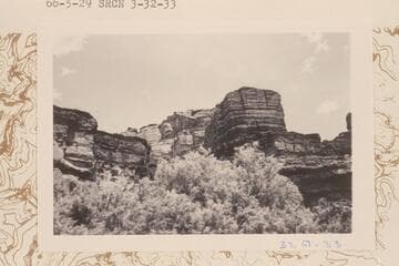Side canyon at right bank of Stillwater Canyon at Mile 3.5 (?)