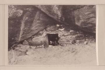 Ruin at mouth of Copper Canyon, San Juan River.  Copper Canyon; Mile 46.7