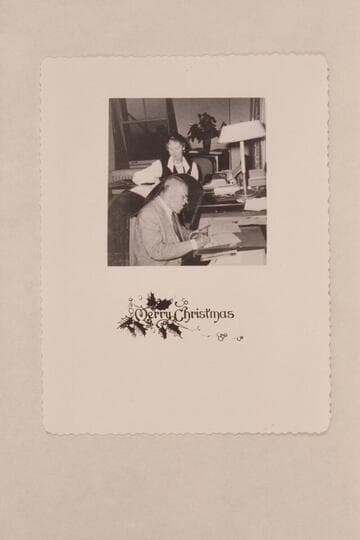 Alfred K. and Theodora Kroeber.  Christmas card of 1959  [manuscript message on reverse]