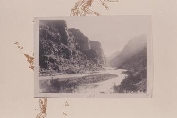 Down Lodore Canyon from Mile 238.6 from above Camp No. 10