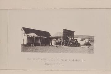 First auto at trading post at Goodridge