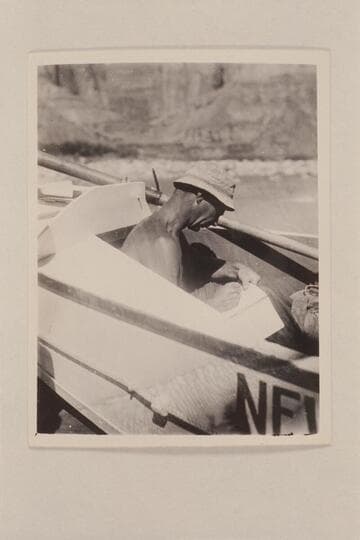 Norm Nevills at Nancoweap