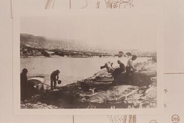 Lunch stop at Mile 273.5 in Little Browns Park, right bank