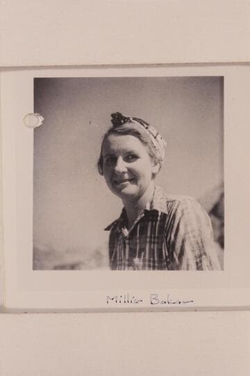 Millie Baker.  Mildred Ethel Baker