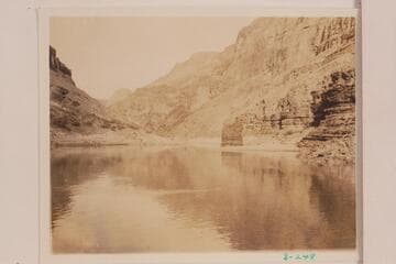 Vulcans Anvil--Lava Pinnacle from camp at beach.  Mile 177.7
