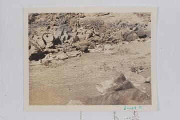 Skiff of the Dusty Dozen in the hole near the right bank of 85 Mile Rapid