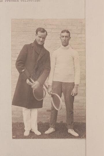 Freeman as a tennis star
