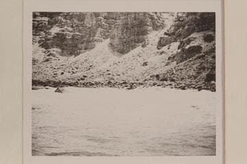 One of the Nevills sadirons in Cataract Canyon.  Below Mile 204 1/4.  Probably Rapid #23 [added note:  "probably not"], 1940, July 15