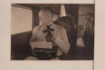 Lewis R. Freeman.  Looking down from 20,000 ft. on the summit of Uspallalo Pass