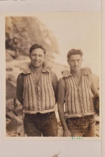 Alton Hatch and Royce Mowrey.  About 195