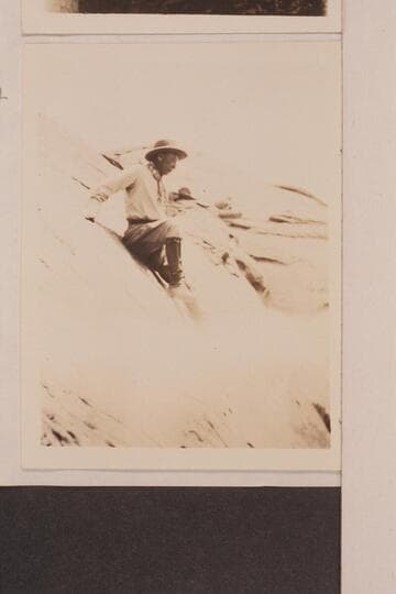 Charles L. Bernheimer.  Protected for the rigors of field work in the western part of the Navajo Reservation.  His explorations covered a span of time from 1919 to the early 30s.  He did not venture on the river